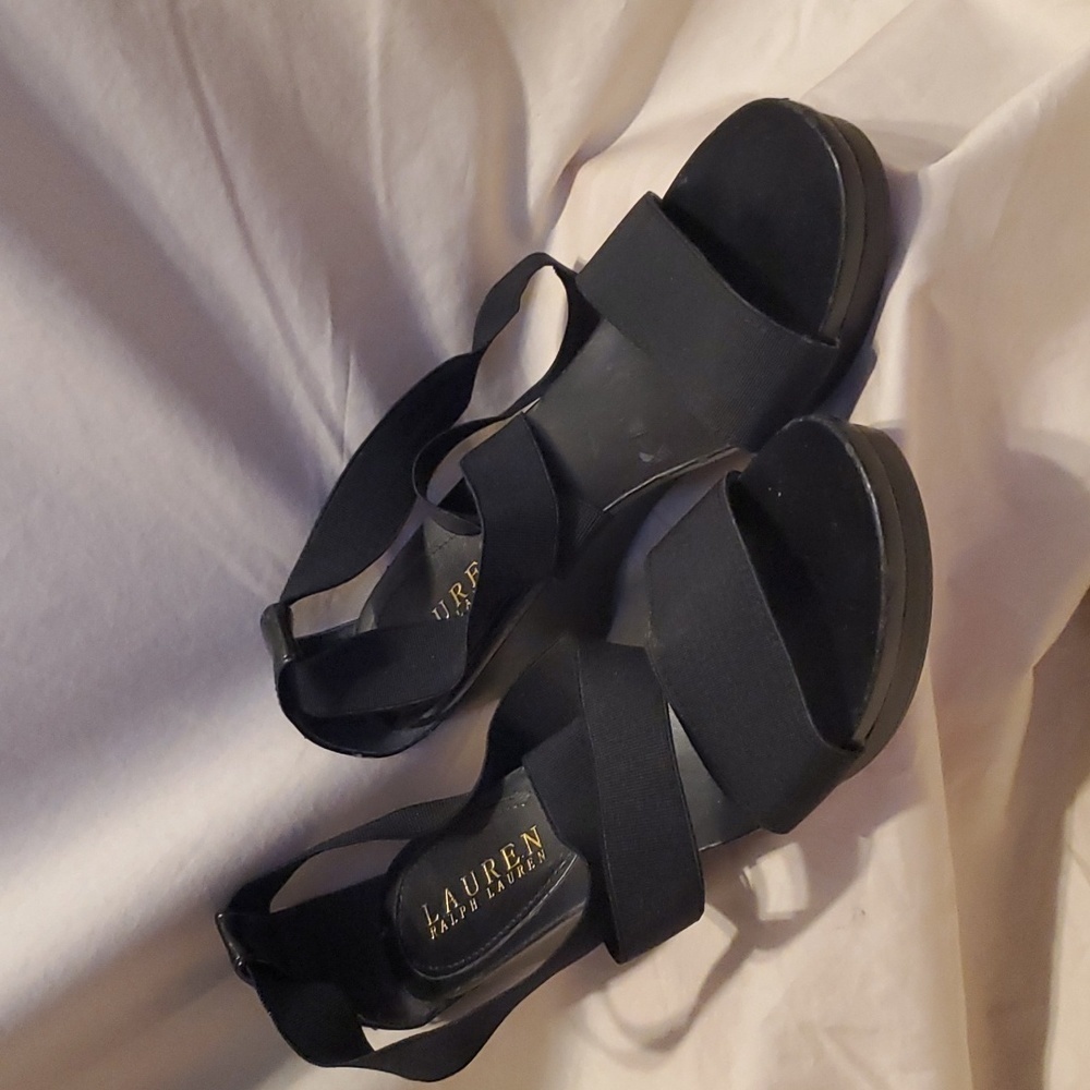 Ralph Lauren Black Sandal SZ 7